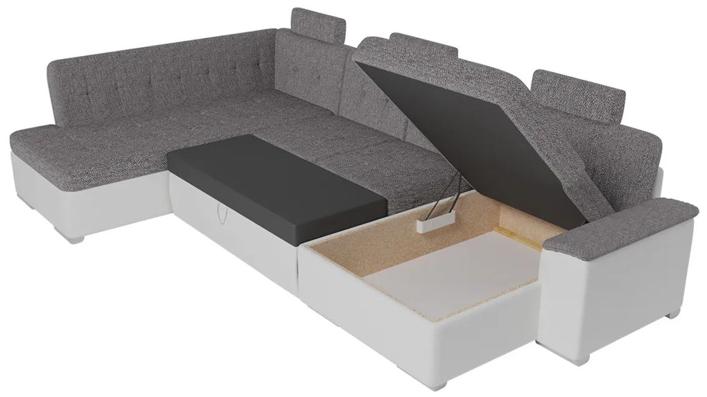 Supermobel Canapea in forma de U PRESTO, 350x101x205, Zetta 291/Zetta 293, dreapta