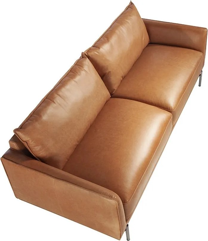 Canapea 3 locuri eleganta, design LUX Buffalo brown