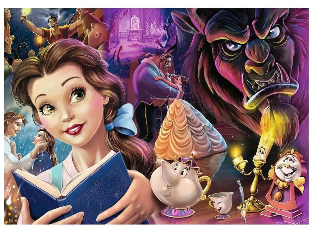 PUZZLE DISNEY BELLE, 1000 PIESE - RAVENSBURGER (RVSPA16486)
