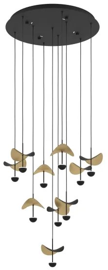 Lustră LED dimabilă pe cablu Eglo 390339 DRACERA 10xLED/2,3W/230V d. 58 cm