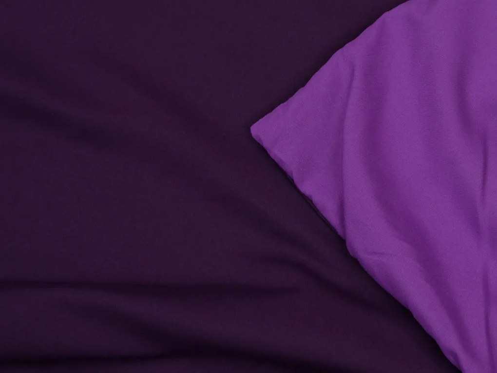 Lenjerie de pat din bumbac VIOLETTA mov Dimensiune lenjerie de pat: 70 x 90 cm | 140 x 200 cm