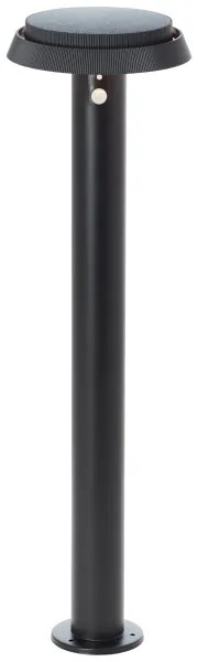 Lampă LED solară cu senzor Brilliant ALVERO LED/4W/3,7V 70 cm IP44 negru