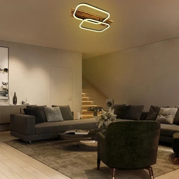 Plafonieră LED dimabilă LED/95W/230V 3000-6500K + telecomandă