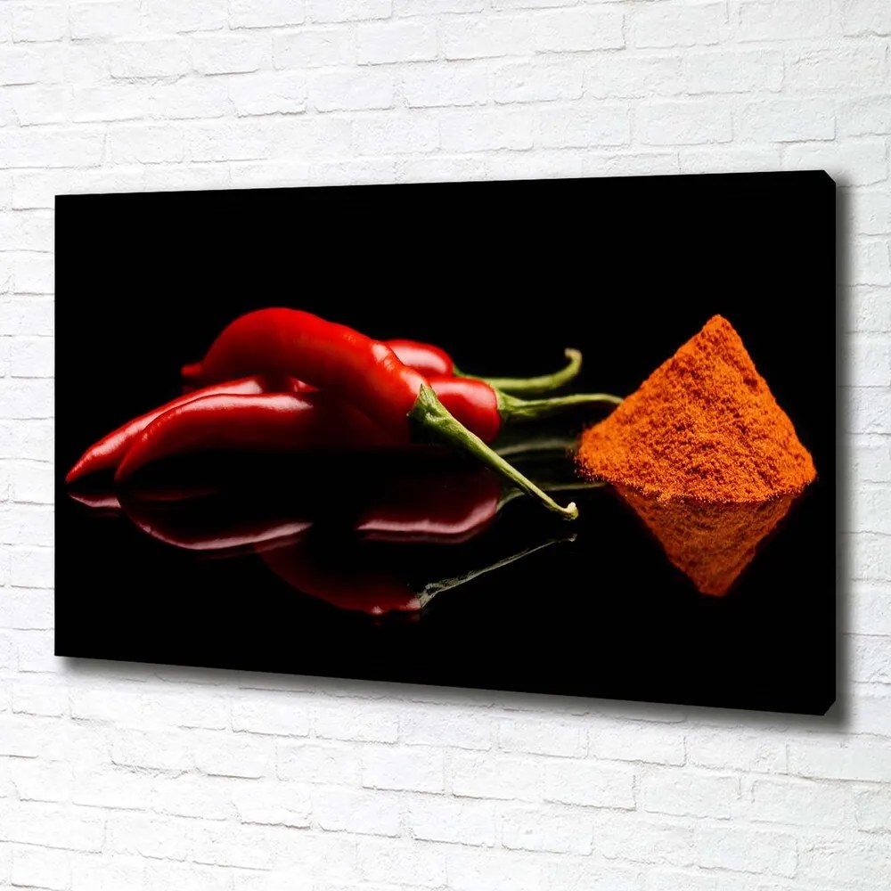 Pictură pe pânză Chilli și ardei iute