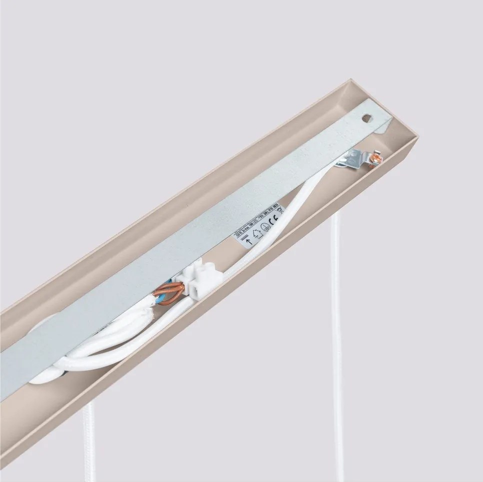 Lustră taupe din metal Gleam – Sollux