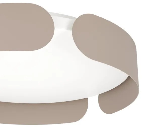 Eglo 99623 - Plafonieră LED VALCASOTTO, 20W, 230V, Ø 37 cm, maro