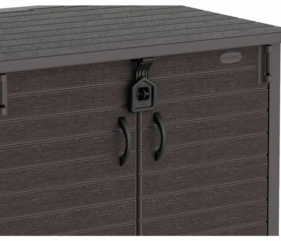 Duramax Cutie de depozitare pentru grădinăStoreAway maro, 850 l