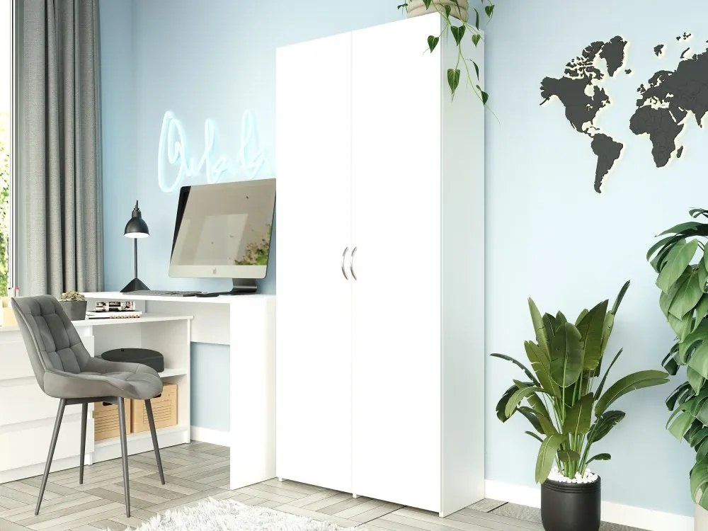 Raft pentru dulap de birou MODERN B-80-2D - diverse modele de culori sonoma