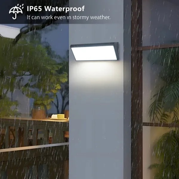 Brilagi - Aplică LED de exterior cu senzor TRIANGLE LED/42W/230V antracit IP65