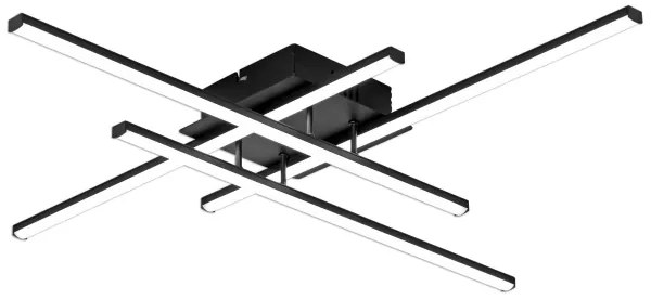 Brilagi - Plafonieră LED STRIPES LED/37W/230V neagră