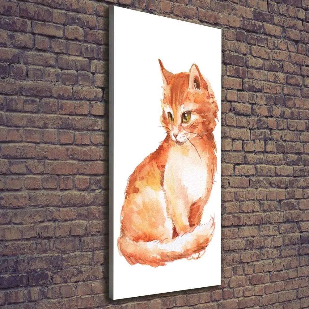 Tablou canvas Red Cat
