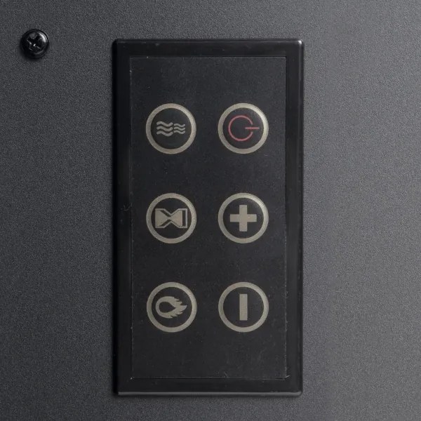 Șemineu electric LED cu încălzire LED/2000W/230V + telecomandă