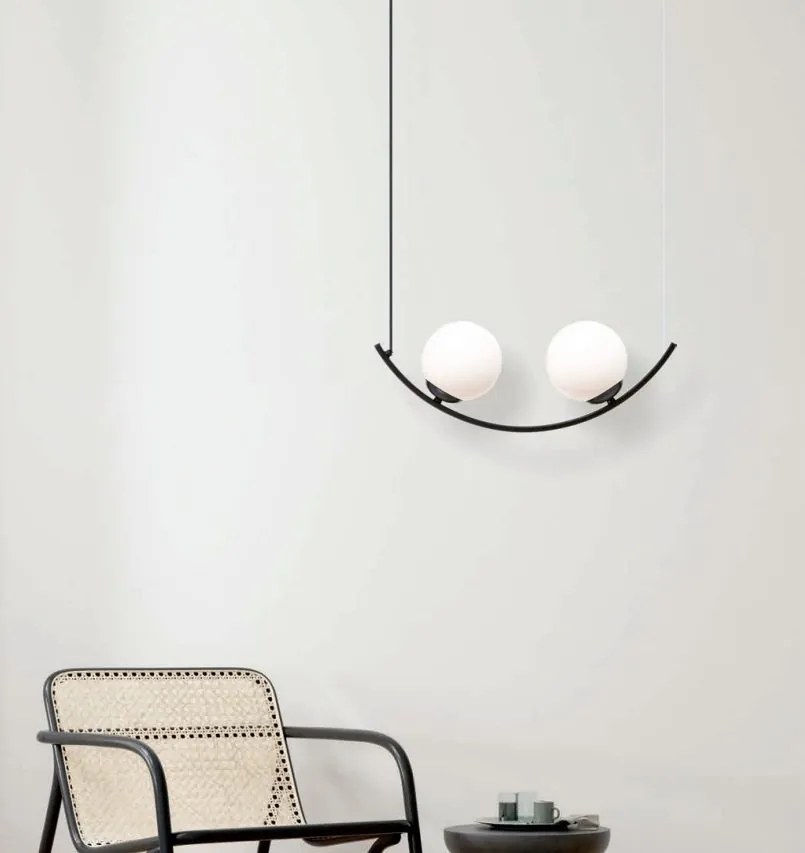 Lustra suspendata cu 2 de surse de lumina WAVE 1