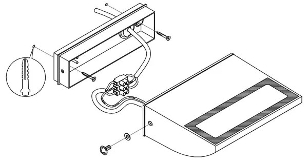 Aplică LED de exterior SORRONARO LED/10,5W/230V IP44 Eglo 99578