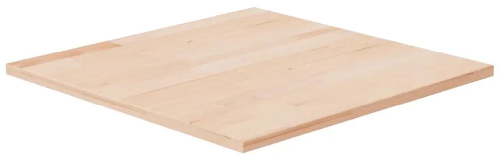342915 vidaXL Blat de masă pătrat, 50x50x1,5 cm, lemn masiv stejar netratat