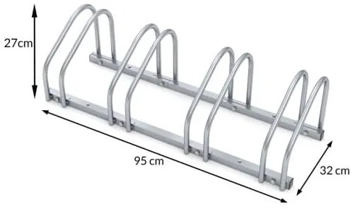 Deuba Suport pentru 4 roti - 95x32x27 cm