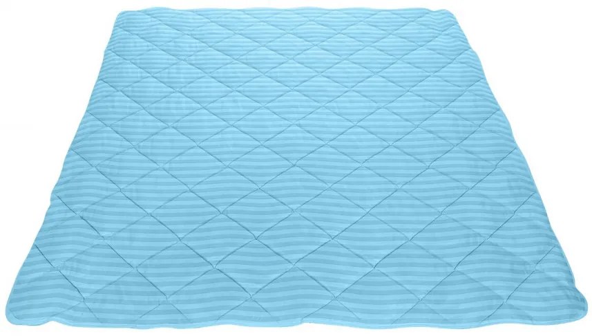 Pilota Alcam damasc, toamna / iarna, bambus, bleu ciel, 180x200 cm