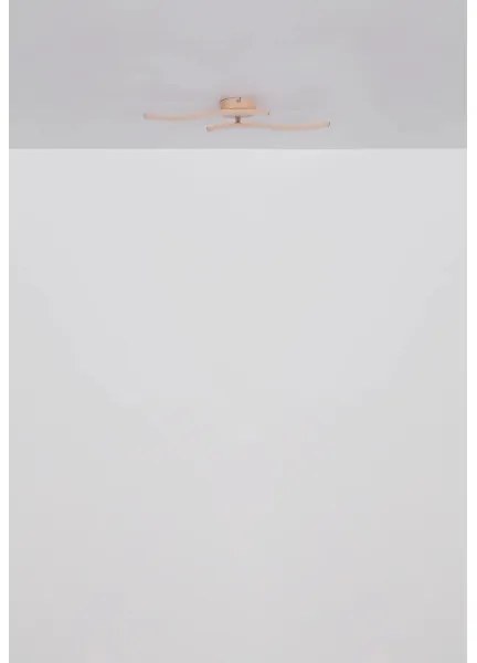 Lustră LED aplicată Globo 67178P TYLER LED/12W/230V 3000K portocaliu