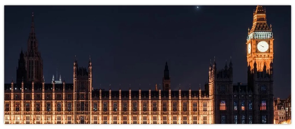 Tablou cu Big Ben din Londra (120x50 cm)
