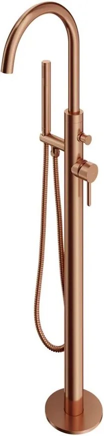 Baterie cada - dus freestanding Omnires Y cupru periat cu set de dus