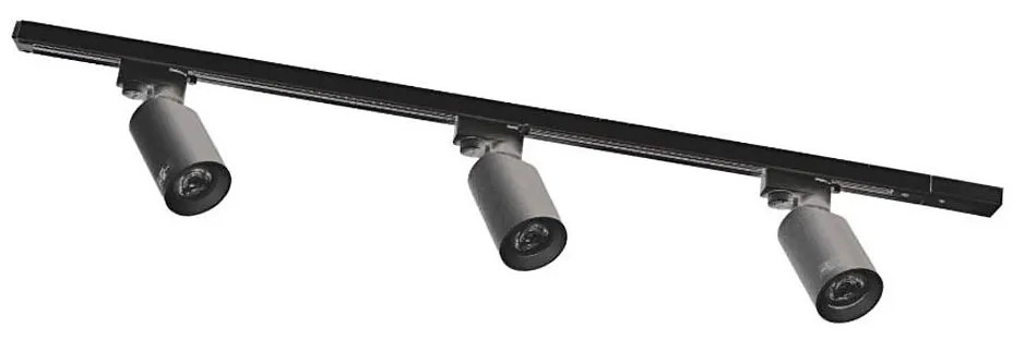 Zuma Line 3554 - Spot pentru șină TORE 3xGU10/35W/230V, negru