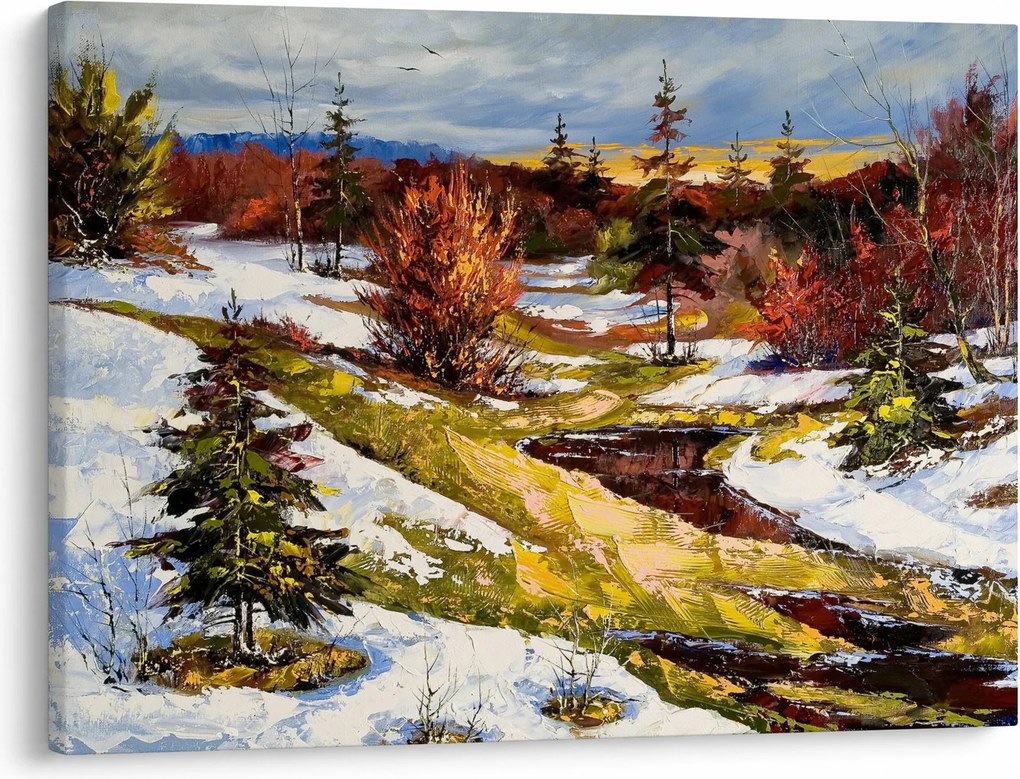 Tablou - Sosirea primăverii (70x50 cm)