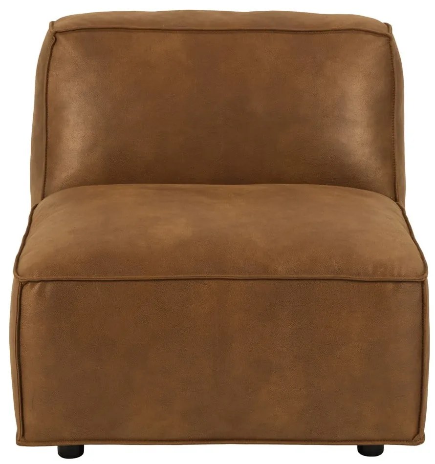 Modul pentru canapea maro coniac (de mijloc) Fairfield Kentucky – Bonami Selection