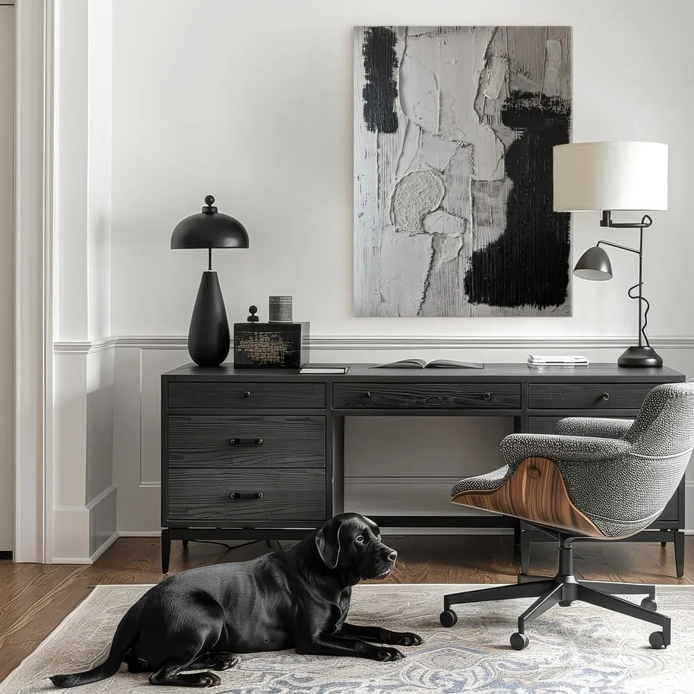 Tablou cu detalii pictate manual 70x100 cm Touch – Styler