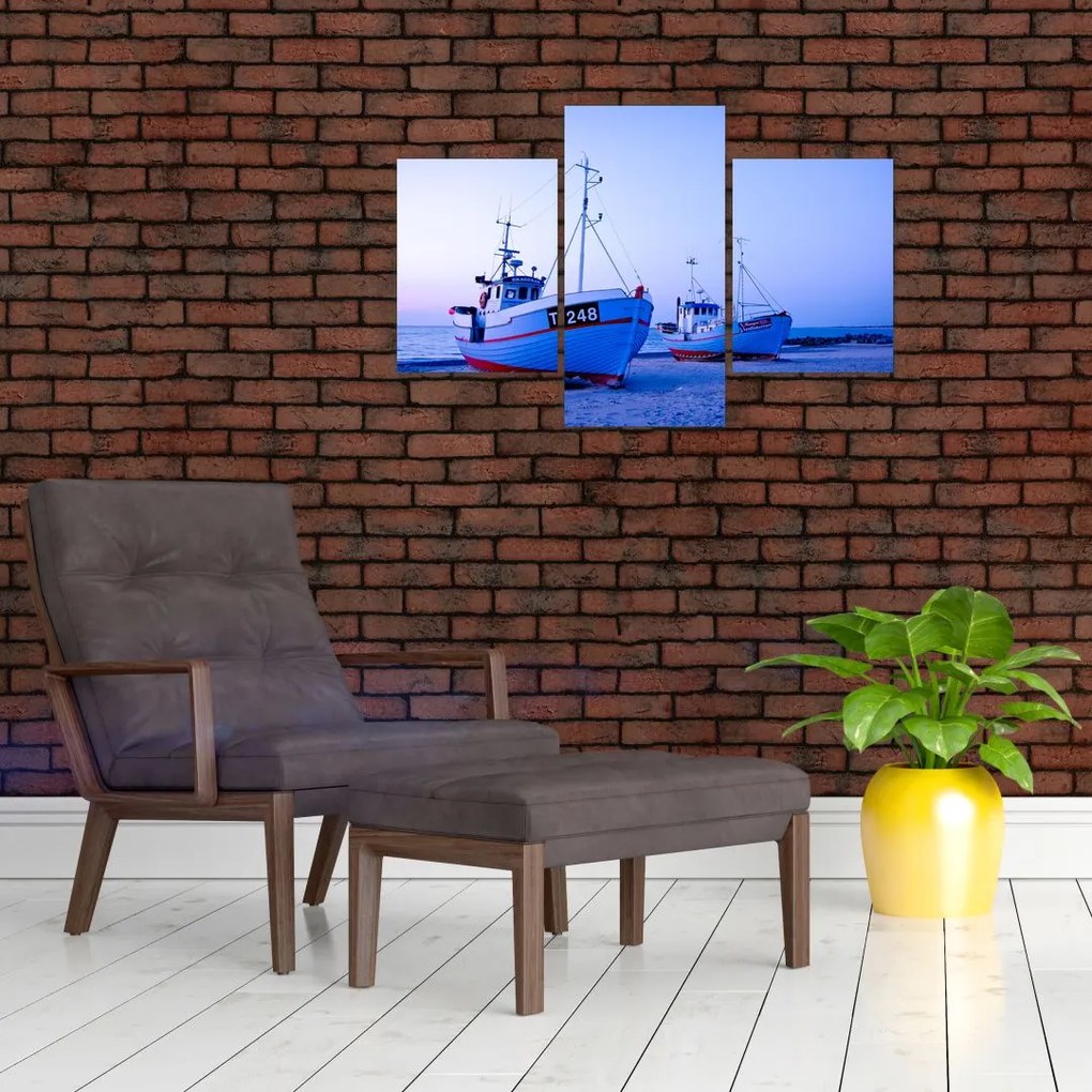 Tablou - Debarcarea în amurg (90x60 cm)