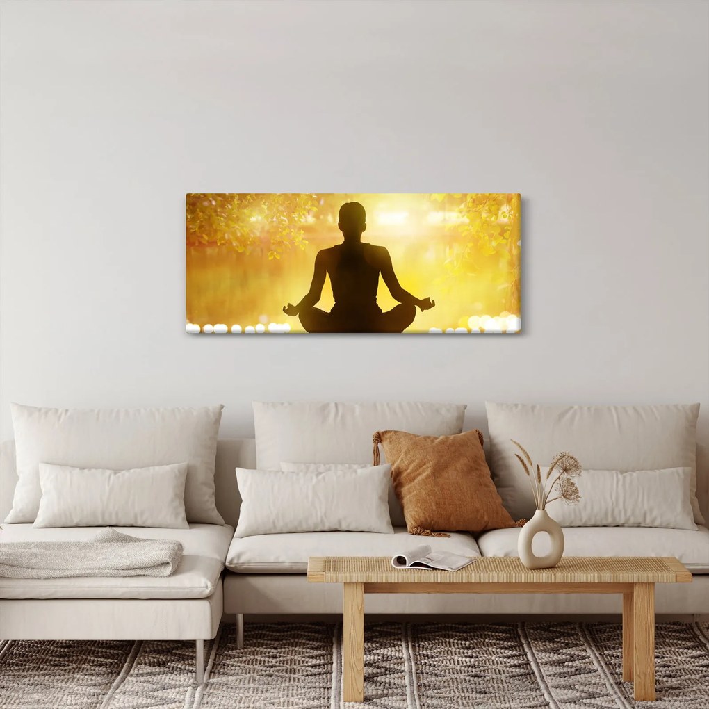 Tablou - meditare (120x50 cm)