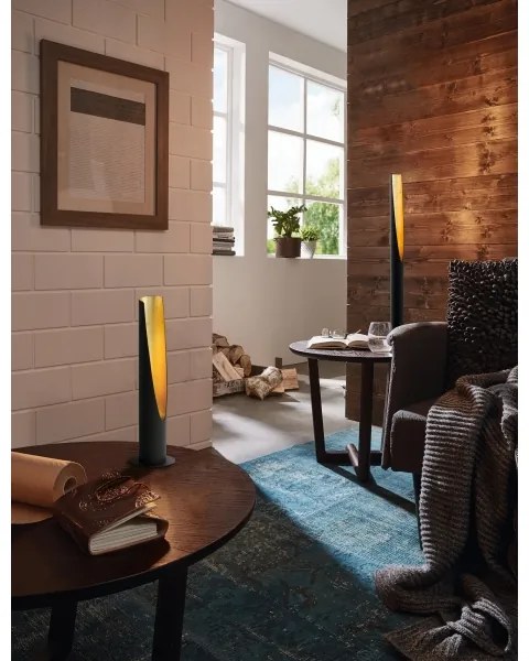 Eglo 97584 - Lampadar LED BARBOTTO 1xGU10/5W/230V negru