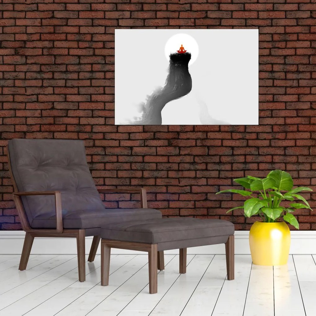 Tablou - Meditație în vârf (90x60 cm)