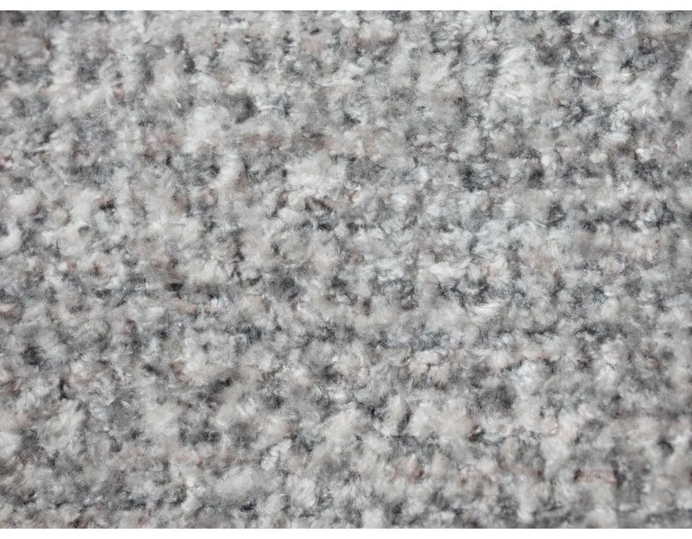 Pat matrimonial gri deschis tapițat cu somieră 160x200 cm Makana – Makamii