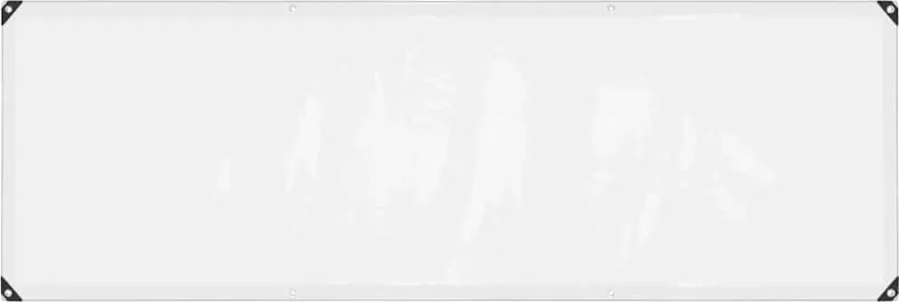 vidaXL Prelata transparenta cu ochiuri 1x3 m polietilena