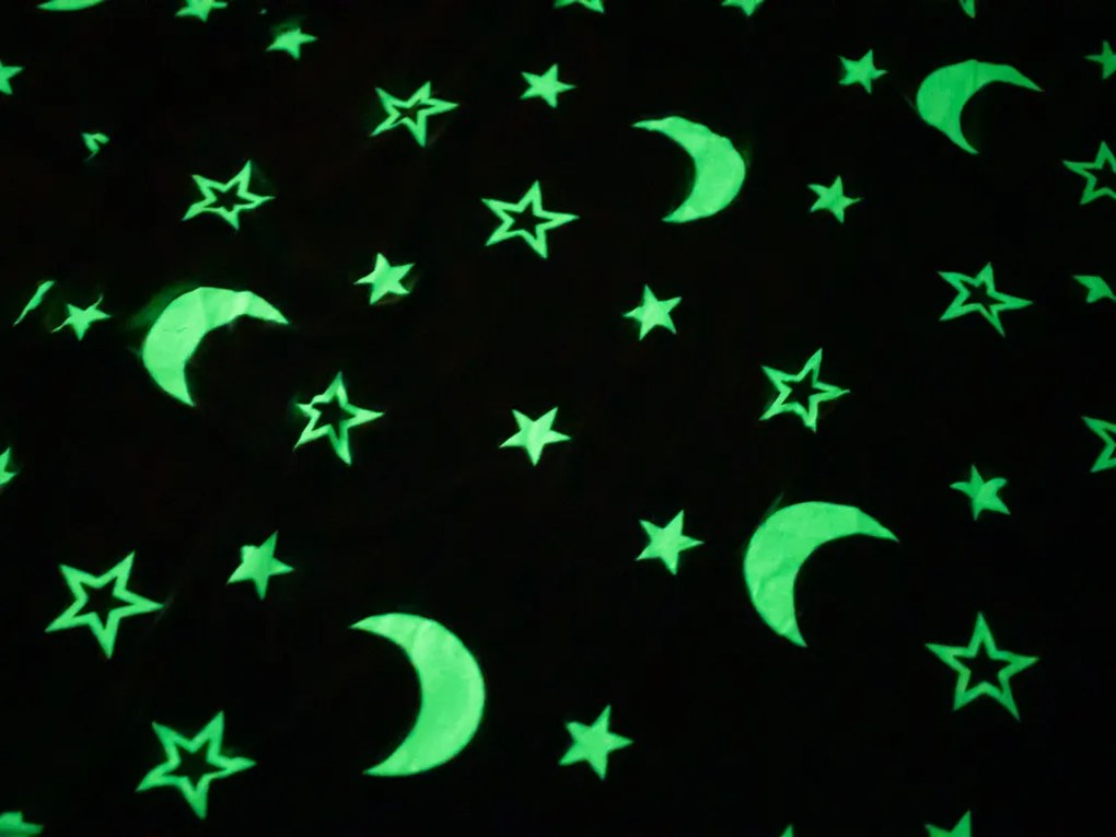 Lenjerie cocolino luminoasa BIG MOON gri Dimensiune lenjerie de pat: 70 x 90 cm | 140 x 200 cm