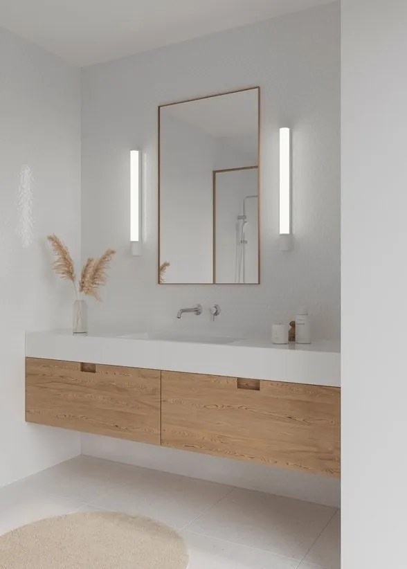 Aplica LED cu priza, protectie IP44, pentru baie Malaika 68 alb