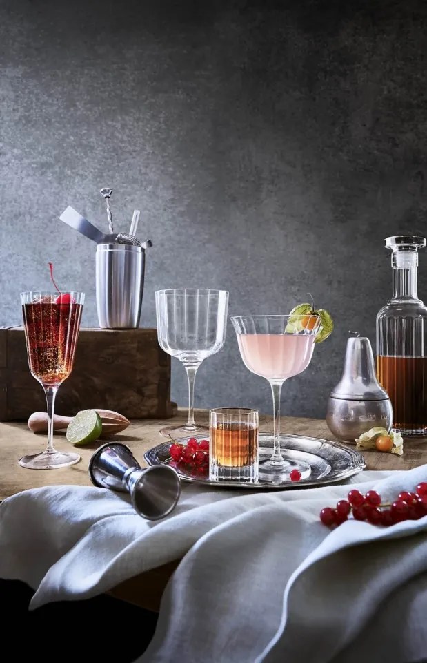 Set 4 pahare, Bach Liqueur PM 500, Luigi Bormioli, 70 ml, sticla cristal