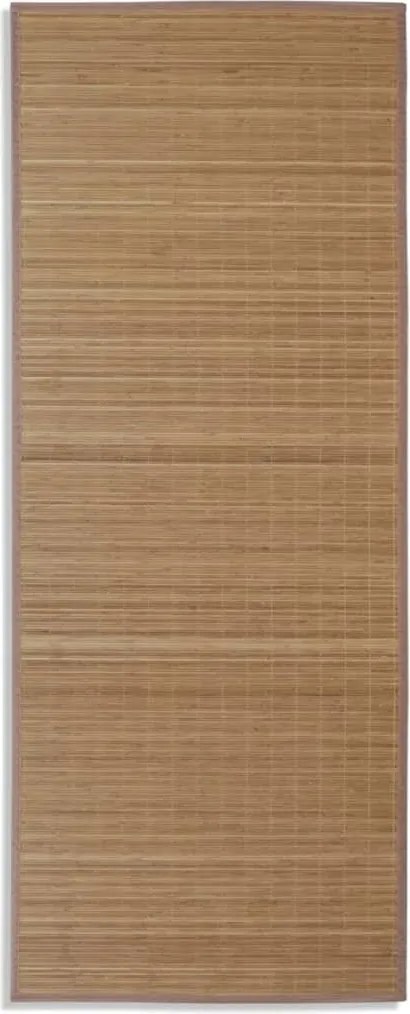 vidaXL Covor dreptunghiular din bambus natural, 80 x 200 cm
