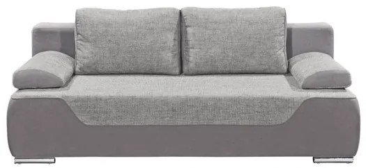 Canapea Extensibila Leo, Gri Si Argintiu, 200 X 94 X 88 Cm