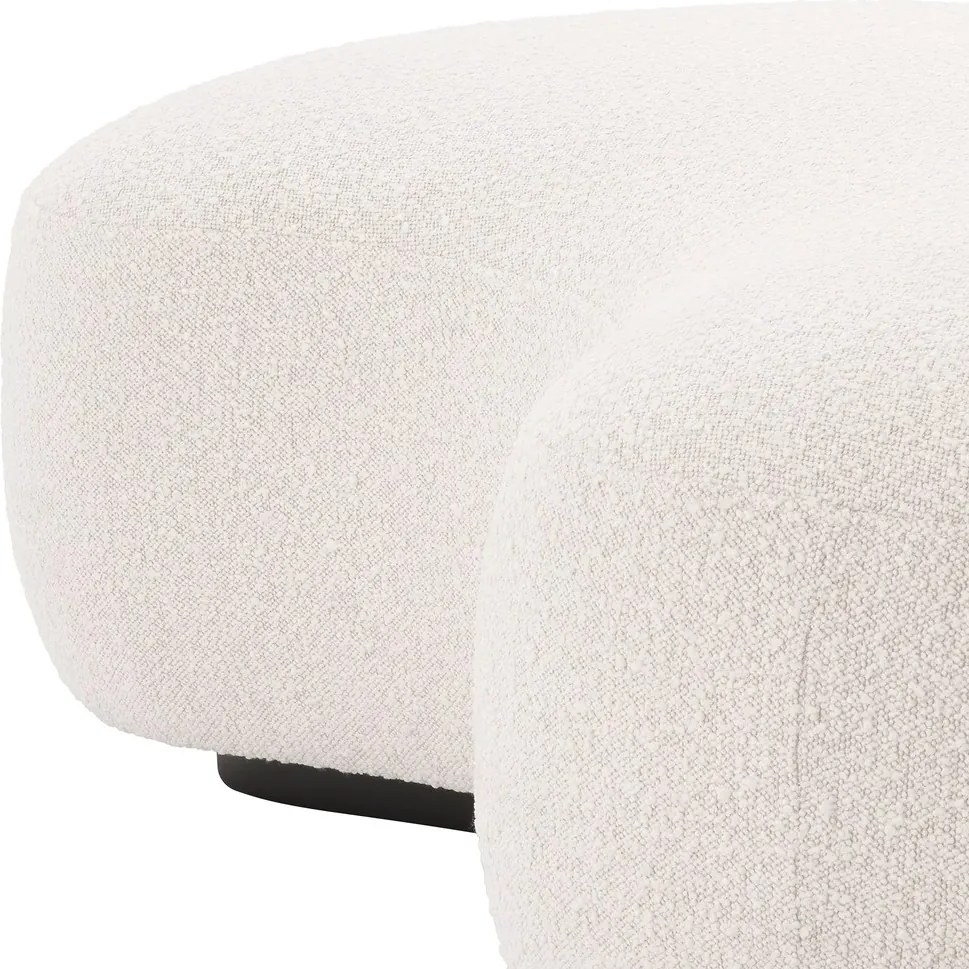 Bancheta design modern LUX Bjorn, boucle crem 115574 HZ