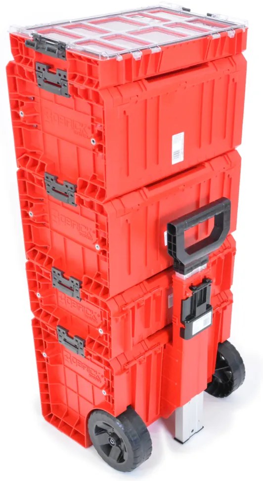 QBRICK SYSTEM PRO Cart 2.0 Red Ultra HD - Cutie de scule cu roți