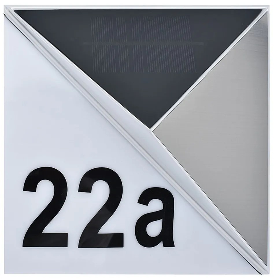 Spot-Light 6710402 - Număr casă solar LED/3x0,1W/2,4V IP44