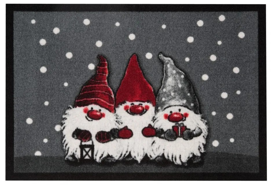 Covoraș intrare Hanse Home Cristmas Dwarfes, 40x60 cm