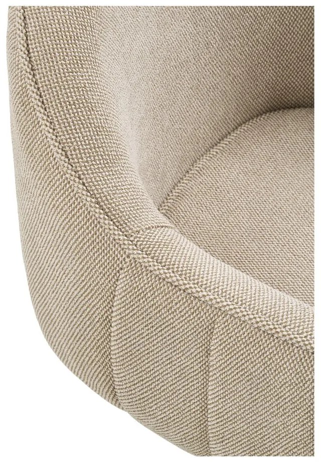 Set de scaune de sufragerie gri deschis cu cotiere 2 buc. tapițat Tamera – House Nordic