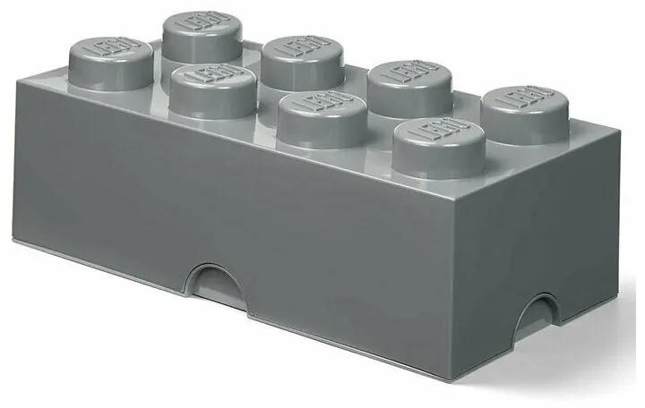 Lego - Cutie depozitare 2x4 Cu sertar  Gri
