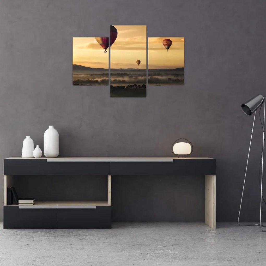 Tablou cu baloane zburând (90x60 cm)