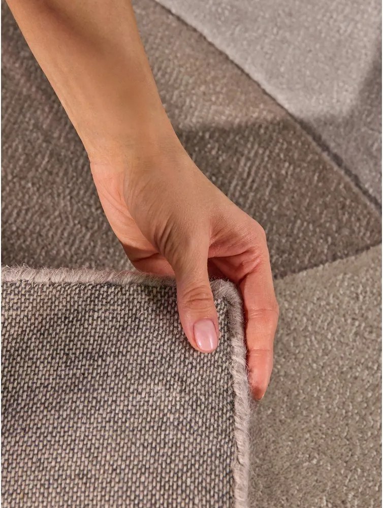 Covor bej țesut manual din lână 200x300 cm Hackney Clarissa – Ted Baker