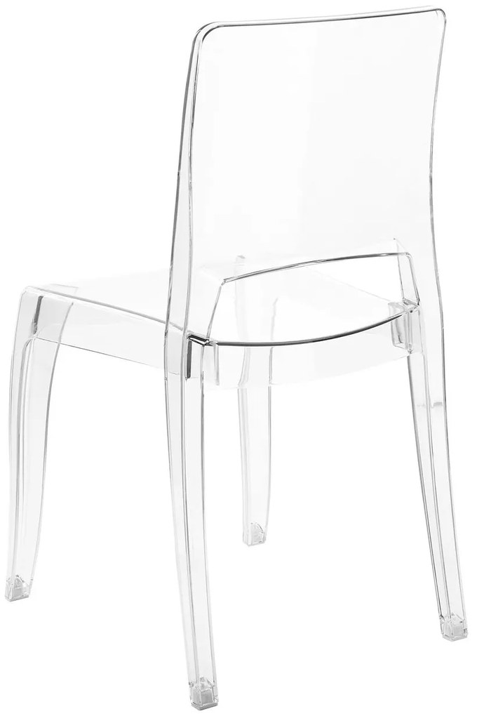 Set 2 buc scaune de sufragerie Werdebra (transparent) . 1076582