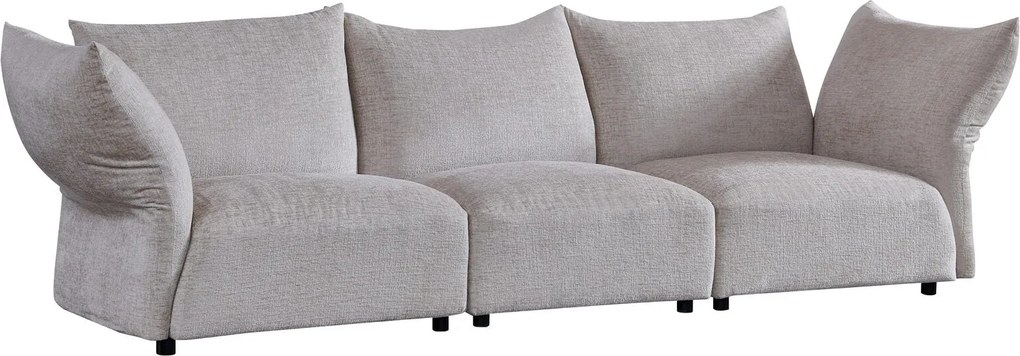 Canapea semirotunda dumonde cu șezut confortabil din spumă HR Vogue 460x131 cm