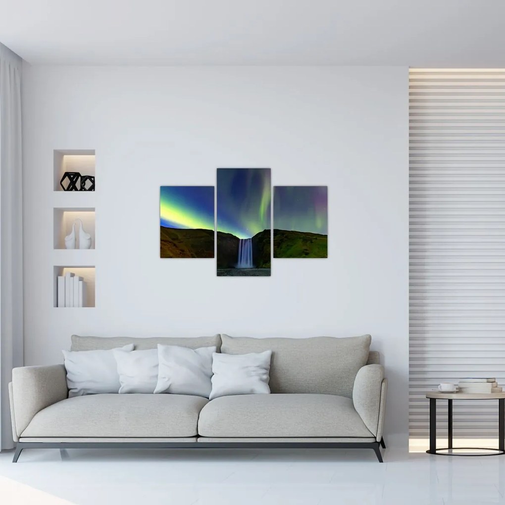 Tablou - Aurora Boreală în Islanda (90x60 cm)